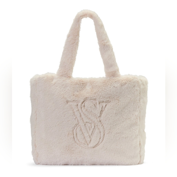 Victoria's secret faux fur cream tote - Picture 3 of 3